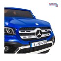 [XMX-606] Mercedes Benz X-Class lakierowany na akumulator 4x45W 24V/7Ah Pilot MP4 LED EVA - niebieski