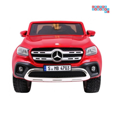 [XMX-606] Mercedes Benz X-Class lakierowany na akumulator 4x45W 24V/7Ah Pilot MP4 LED EVA - czerwony