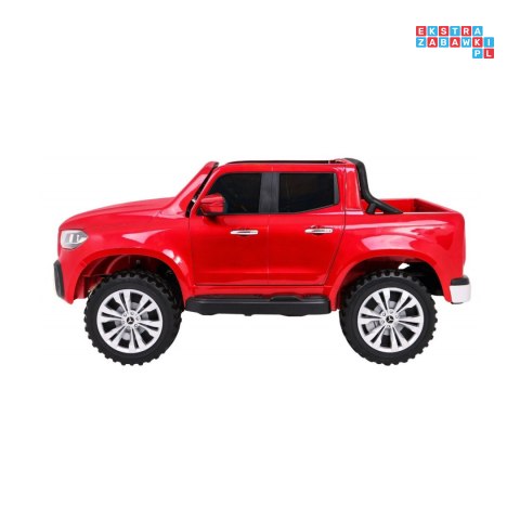 [XMX-606] Mercedes Benz X-Class lakierowany na akumulator 4x45W 24V/7Ah Pilot MP4 LED EVA - czerwony