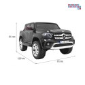 [XMX-606] Mercedes Benz X-Class na akumulator 4x45W 24V/7Ah Pilot MP4 LED EVA - czarny