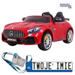 Mercedes-Benz GT R Lakierowany Pojazd na akumulator 4x4 Nawiew powietrza Pilot EVA MP3 LED