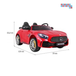 Mercedes-Benz GT R Lakierowany Pojazd na akumulator 4x4 Nawiew powietrza Pilot EVA MP3 LED