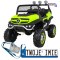 [JL199] Mercedes Benz Unimog na akumulator 4x35W 12V/10Ah Pilot Wolny Start MP3 LED - zielony