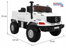 Mercedes-Benz Zetros na Pilota Auto na akumulator dla dzieci z Bagażnikiem