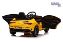 [19785] Mercedes CLA 45S AMG na akumulator 4x45W 12V/7Ah Lakier Ekoskóra EVA MP3 USB LED - żółty