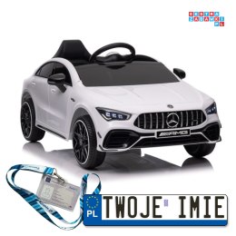 Mercedes CLA 45S AMG Auto Na Akumulator 4x4 Ekoskóra EVA MP3 USB LED