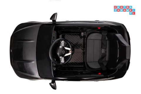 [19788] Mercedes CLA 45S AMG na akumulator 4x45W 12V/7Ah Lakier Ekoskóra EVA MP3 USB LED - czarny