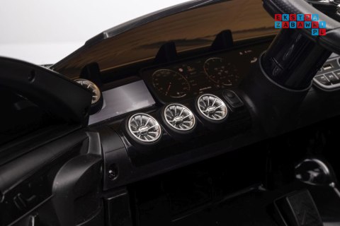 [19788] Mercedes CLA 45S AMG na akumulator 4x45W 12V/7Ah Lakier Ekoskóra EVA MP3 USB LED - czarny