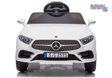 Mercedes CLS 350 Pojazd 2x35W Auto na Akumulator Ekoskóra EVA LED MP3