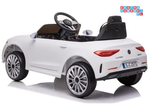 Mercedes CLS 350 Pojazd 2x35W Auto na Akumulator Ekoskóra EVA LED MP3