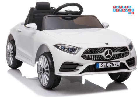 Mercedes CLS 350 Pojazd 2x35W Auto na Akumulator Ekoskóra EVA LED MP3