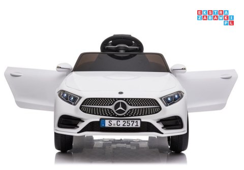 Mercedes CLS 350 Pojazd 2x35W Auto na Akumulator Ekoskóra EVA LED MP3