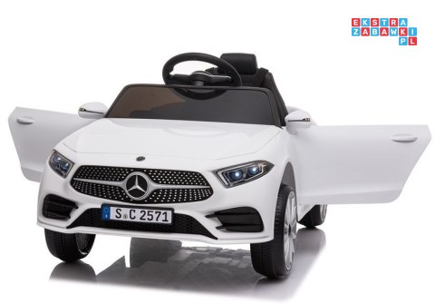 Mercedes CLS 350 Pojazd 2x35W Auto na Akumulator Ekoskóra EVA LED MP3