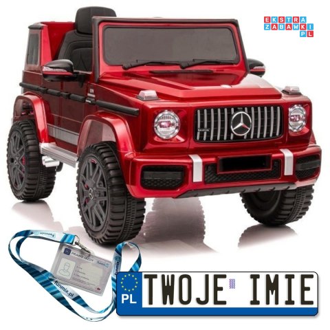 Mercedes G63 2x45W Auto na Akumulator Pilot Ekoskóra EVA LED MP3