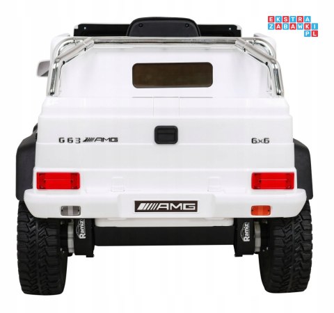 Mercedes G63 AMG Autko na akumulator + Pilot + 6 kół EVA + Wolny Start + MP3 LED