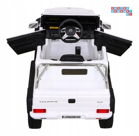 Mercedes G63 AMG Autko na akumulator + Pilot + 6 kół EVA + Wolny Start + MP3 LED