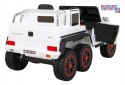 Mercedes G63 AMG Autko na akumulator + Pilot + 6 kół EVA + Wolny Start + MP3 LED