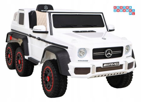 Mercedes G63 AMG Autko na akumulator + Pilot + 6 kół EVA + Wolny Start + MP3 LED