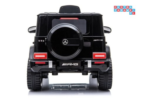 Mercedes G63 AMG Lakierowane Auto na Akumulator Ekoskóra EVA LED MP3