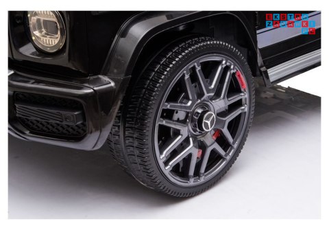 Mercedes G63 AMG Lakierowane Auto na Akumulator Ekoskóra EVA LED MP3