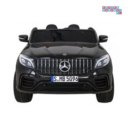 [XMX-608] Mercedes GLC 63S na akumulator 4x45W 24V/7Ah MP4 LED Ekoskóra Wolny Start EVA - czarny