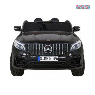 Czarny Mercedes GLC 63S na akumulator - 4x45W, 24V/7Ah, MP4, LED, Ekoskóra, Wolny Start, EVA - [XMX-608]