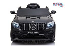 [4198] Mercedes GLC 63S na akumulator 4x45W 12V/7Ah z ekoskórą kołami EVA MP3 - biały