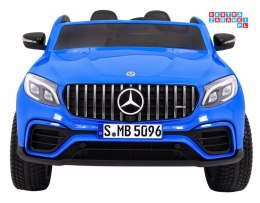 [XMX-608] Mercedes GLC 63S na akumulator 4x45W 24V/7Ah MP4 LED Ekoskóra Wolny Start EVA - niebieski