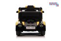 [4256] Ciężarówka Mercedes XMX622 na akumulator 2x45W 12V/10Ah Ekoskóra EVA LED - żółty