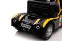 [4256] Ciężarówka Mercedes XMX622 na akumulator 2x45W 12V/10Ah Ekoskóra EVA LED - żółty
