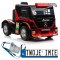 [4251] Ciężarówka Mercedes XMX622 na akumulator 2x45W 12V/10Ah Ekoskóra EVA LED - czerwony