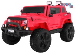 Mighty Jeep 4x45W z Pilotem Auto na akumulator dla dzieci 2 bagażniki