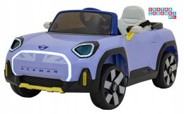 Mini Concept Aceman autko na akumulator dla dzieci EVA LED AUX USB