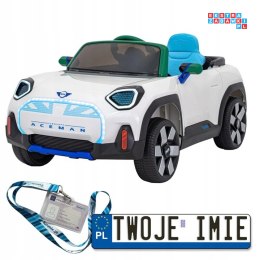 Mini Concept Aceman autko na akumulator dla dzieci EVA LED AUX USB