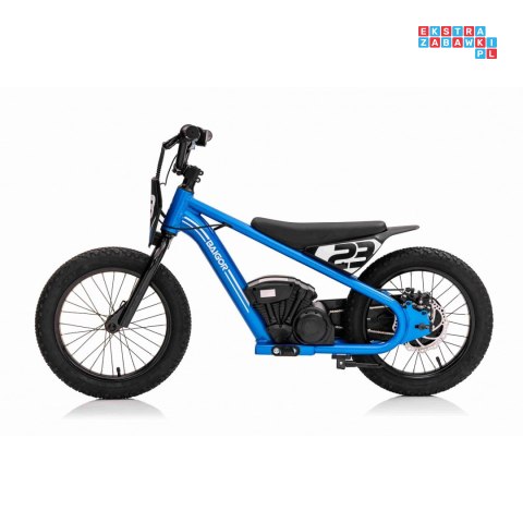 [BAIGOR-23] Motocykl Baigor Pro na akumulator 24V/250W wodoodporny z ekoskórą koła pompowane - niebieski