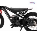 [BAIGOR-23] Motocykl Baigor Pro na akumulator 24V/250W wodoodporny z ekoskórą koła pompowane - czarny