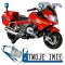 [3769] Motocykl BMW R1200 Policja na akumulator 1x45W 12V/3.5Ah EVA LED - czerwony