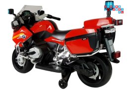 [3769] Motocykl BMW R1200 Policja na akumulator 1x45W 12V/3.5Ah EVA LED - czerwony