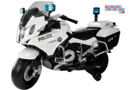 [2818] Motocykl BMW R1200 Policja na akumulator 1x45W 12V/3.5Ah EVA LED - biały