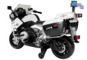 [2818] Motocykl BMW R1200 Policja na akumulator 1x45W 12V/3.5Ah EVA LED - biały