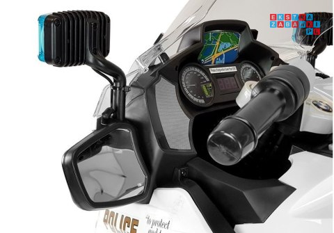 [2818] Motocykl BMW R1200 Policja na akumulator 1x45W 12V/3.5Ah EVA LED - biały