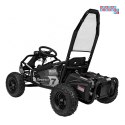 [GK008E] Gokart Mud Monster na akumulator 1x1000W 48V/20Ah koła pompowane sportowe siedzenie z pasami - czarny