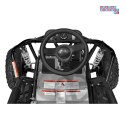 [GK008E] Gokart Mud Monster na akumulator 1x1000W 48V/20Ah koła pompowane sportowe siedzenie z pasami - czarny