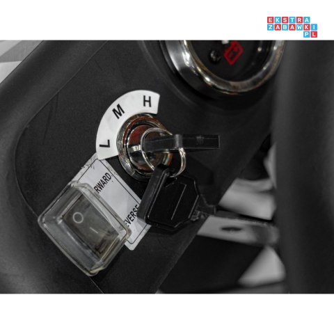 [GK008E] Gokart Mud Monster na akumulator 1x1000W 48V/20Ah koła pompowane sportowe siedzenie z pasami - czarny