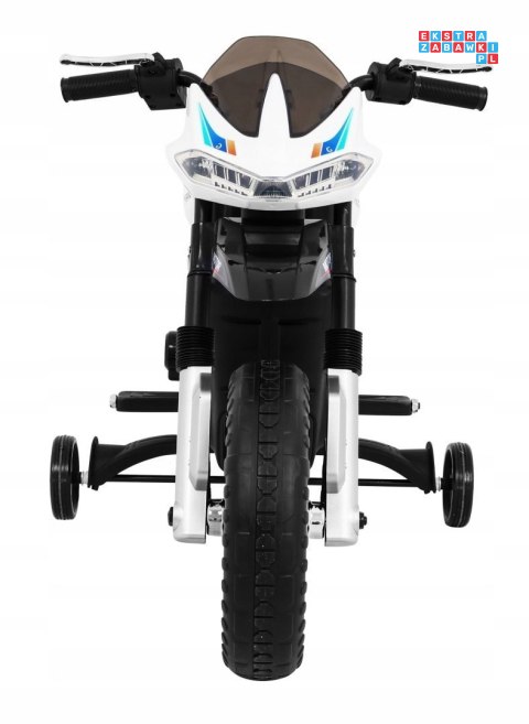 Night Rider Motor na akumulator z Kółkami pomocniczymi dla dzieci MP3 USB + Gaz w manetce