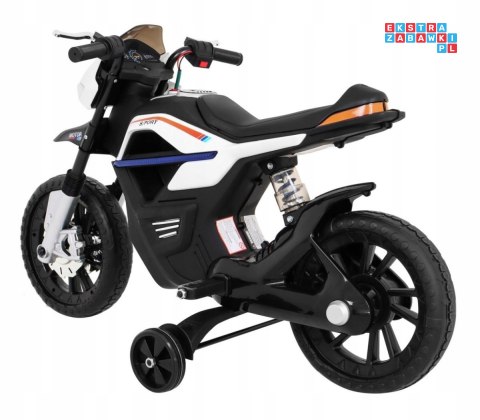 Night Rider Motor na akumulator z Kółkami pomocniczymi dla dzieci MP3 USB + Gaz w manetce