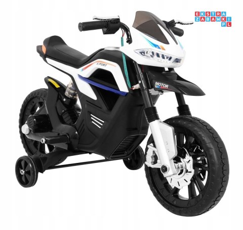 Night Rider Motor na akumulator z Kółkami pomocniczymi dla dzieci MP3 USB + Gaz w manetce