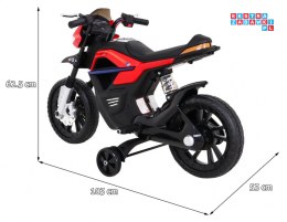 Night Rider Motor na akumulator z Kółkami pomocniczymi dla dzieci MP3 USB + Gaz w manetce