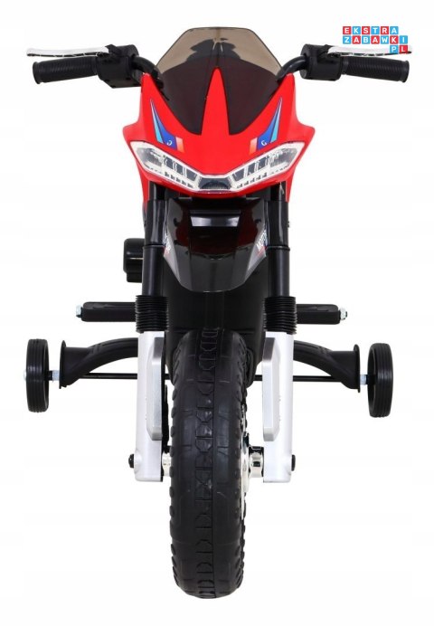 Night Rider Motor na akumulator z Kółkami pomocniczymi dla dzieci MP3 USB + Gaz w manetce