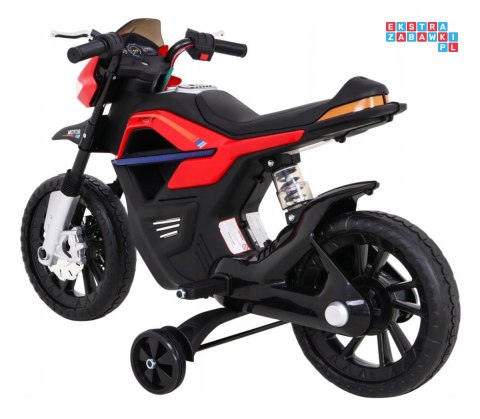 Night Rider Motor na akumulator z Kółkami pomocniczymi dla dzieci MP3 USB + Gaz w manetce